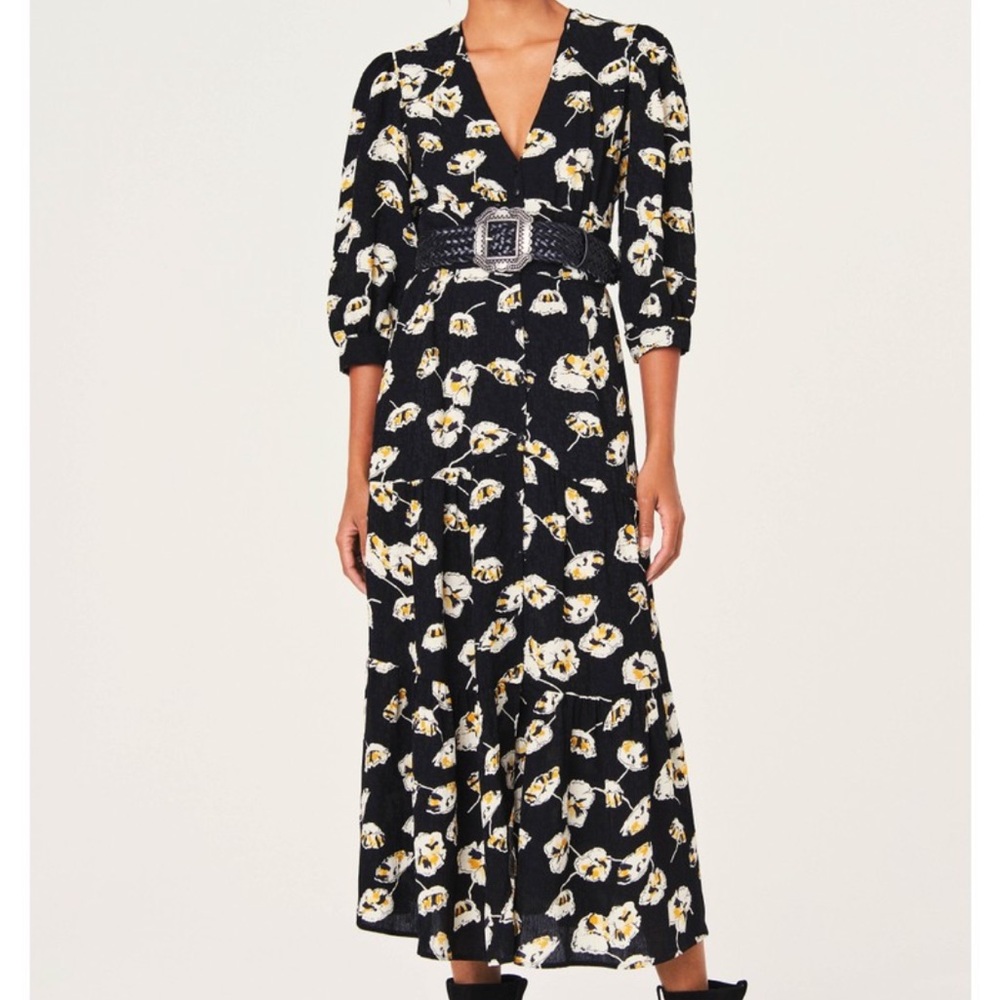 Ba&sh Ullia dress. Designer size 2, s/m, NWT